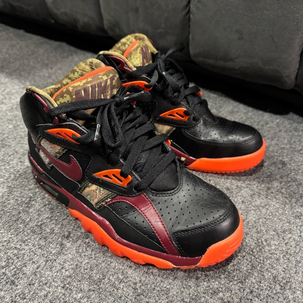 Nike Air Trainer SC High Camo Black Crimson Bo Jackson Women’s Sz 6 2014